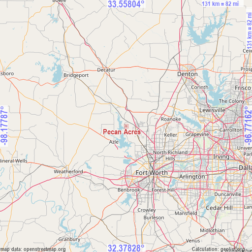 Pecan Acres on map