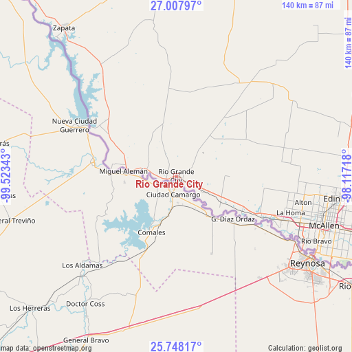 Rio Grande City on map