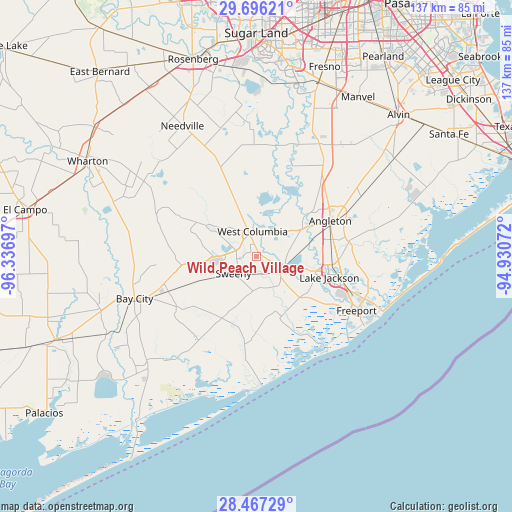 Wild Peach Village on map