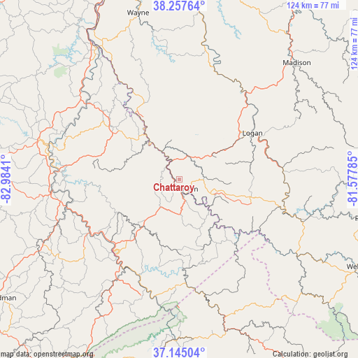 Chattaroy on map