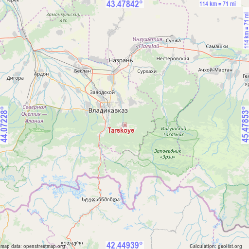 Tarskoye on map