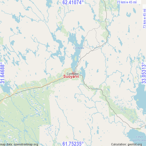 Suoyarvi on map