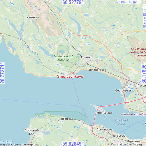 Smolyachkovo on map