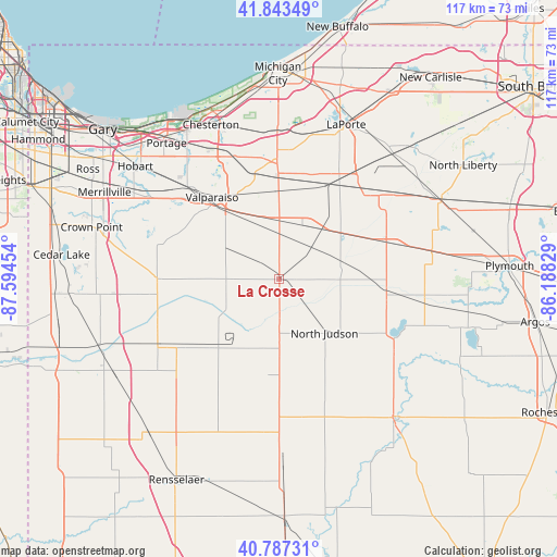 La Crosse on map