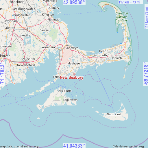 New Seabury on map