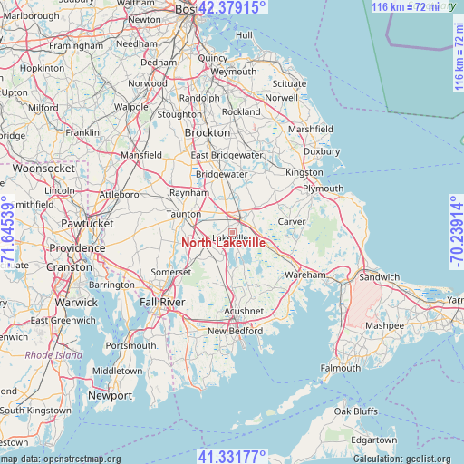 North Lakeville on map