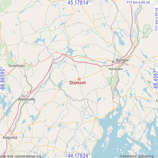 Dixmont on map