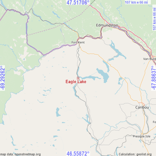 Eagle Lake on map