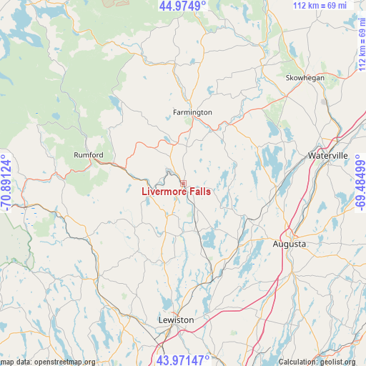 Livermore Falls on map