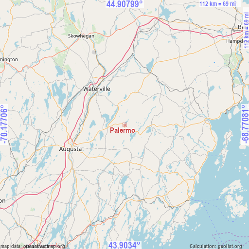 Palermo on map