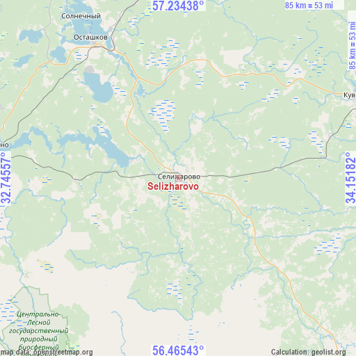 Selizharovo on map