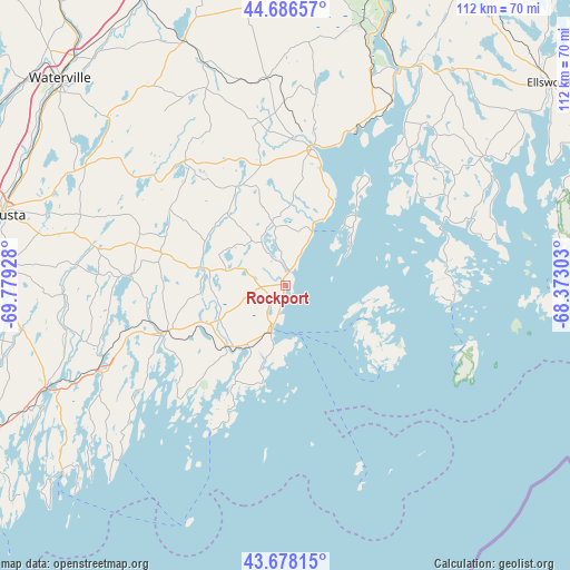 Rockport on map