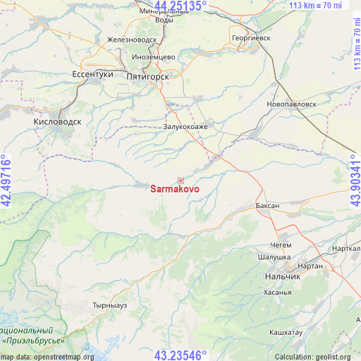 Sarmakovo on map