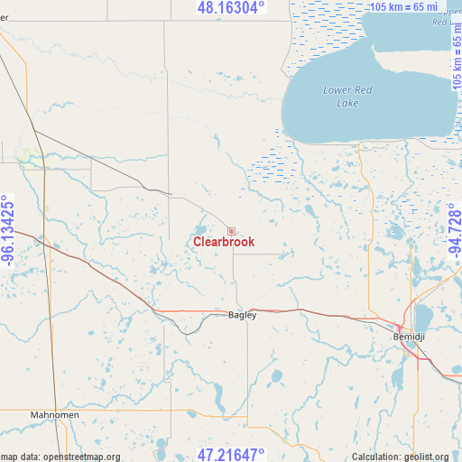 Clearbrook on map