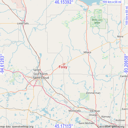 Foley on map