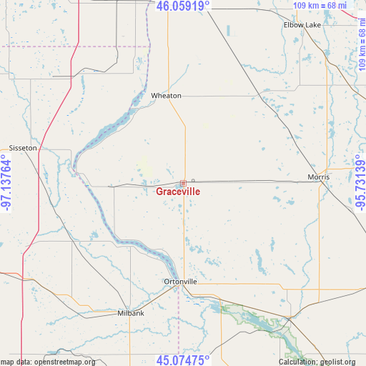 Graceville on map