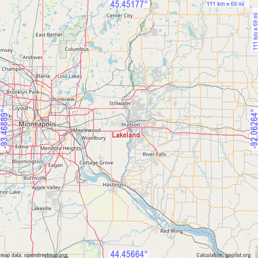 Lakeland on map