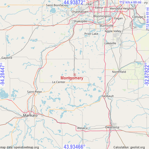 Montgomery on map