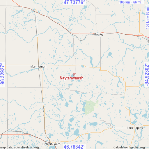 Naytahwaush on map