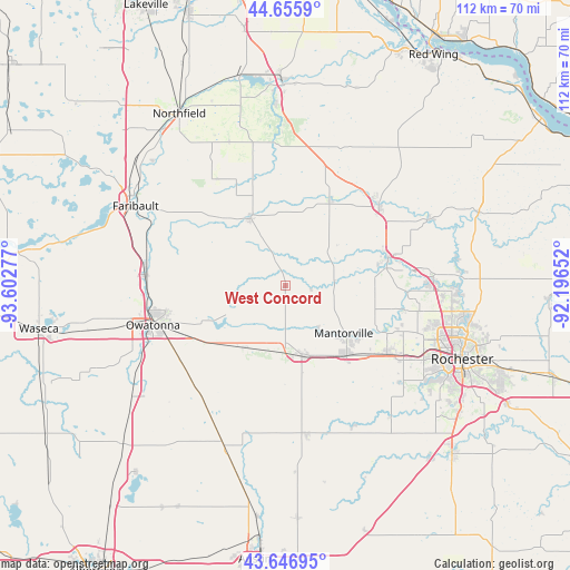 West Concord on map