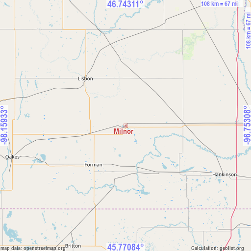 Milnor on map