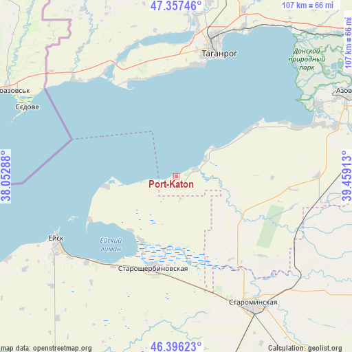 Port-Katon on map