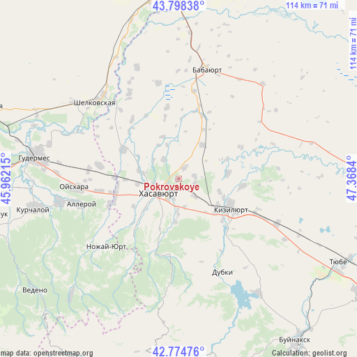 Pokrovskoye on map