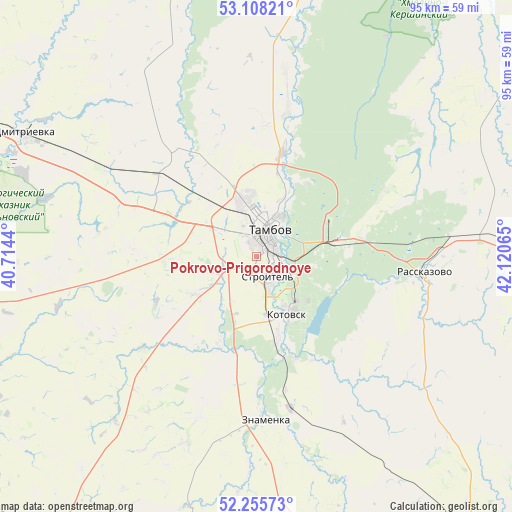 Pokrovo-Prigorodnoye on map