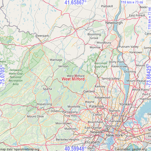 West Milford on map