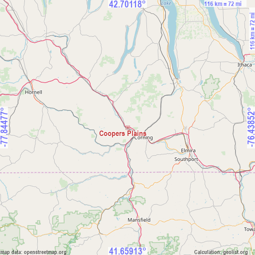 Coopers Plains on map