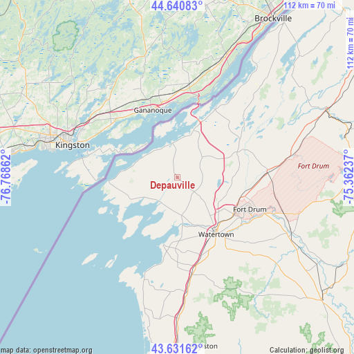 Depauville on map