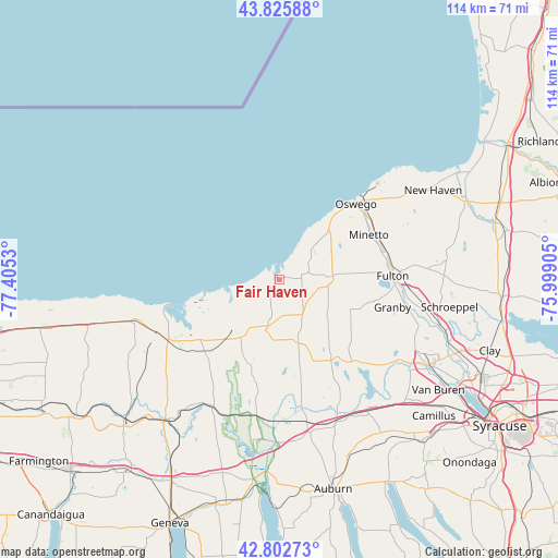 Fair Haven on map