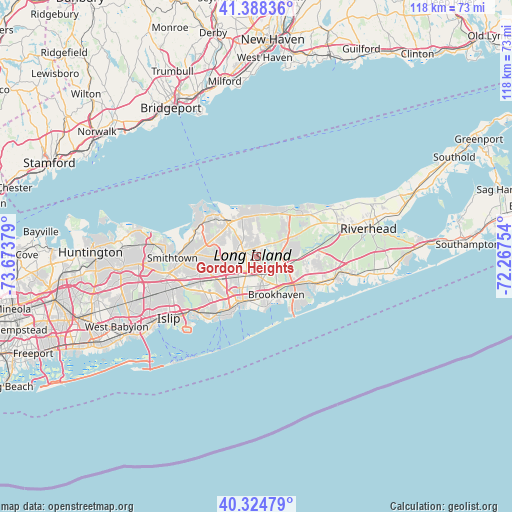 Gordon Heights on map