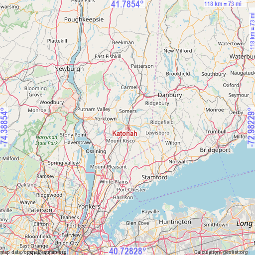 Katonah on map