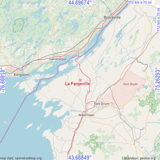 La Fargeville on map