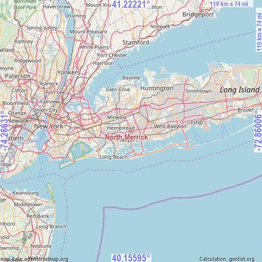 North Merrick on map