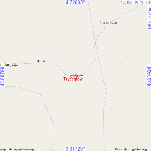 Tayeeglow on map