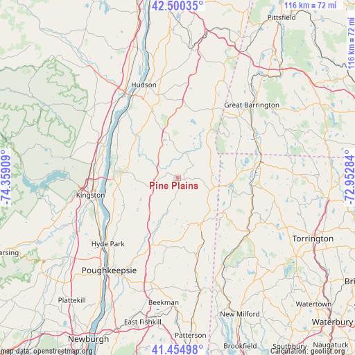 Pine Plains on map