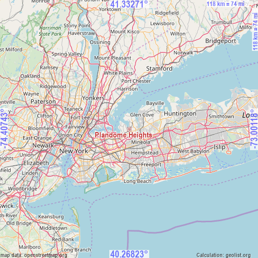 Plandome Heights on map