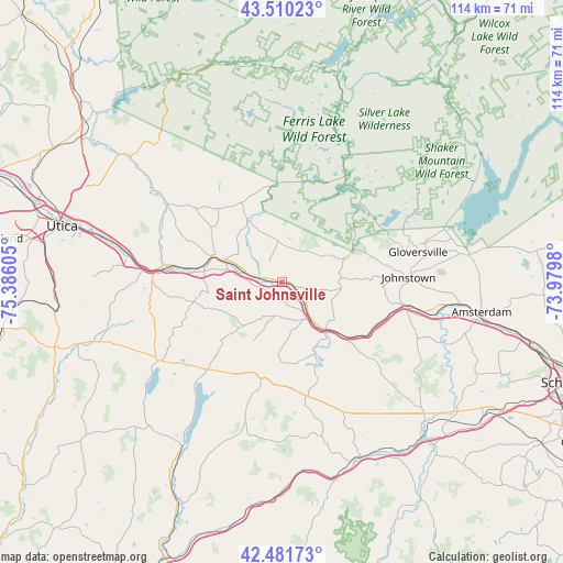 Saint Johnsville on map