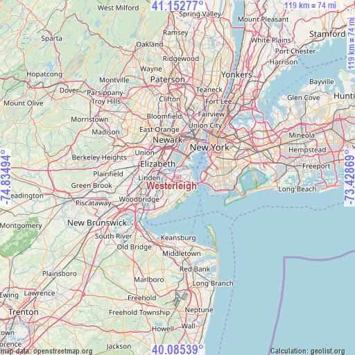 Westerleigh on map