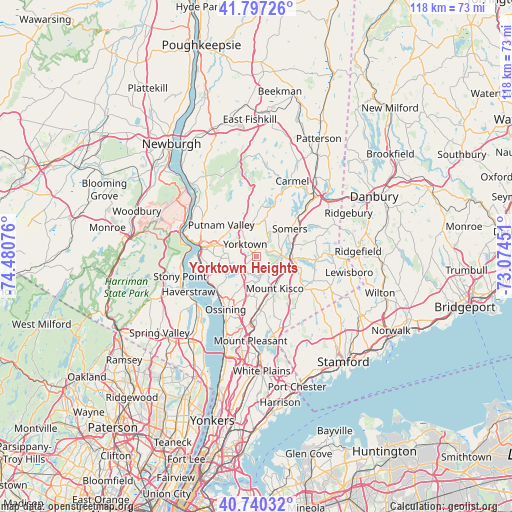Yorktown Heights on map