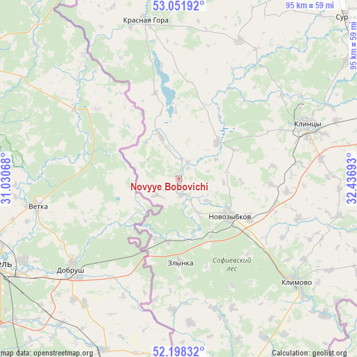 Novyye Bobovichi on map