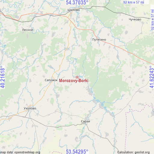 Morozovy-Borki on map