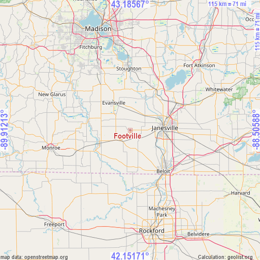 Footville on map