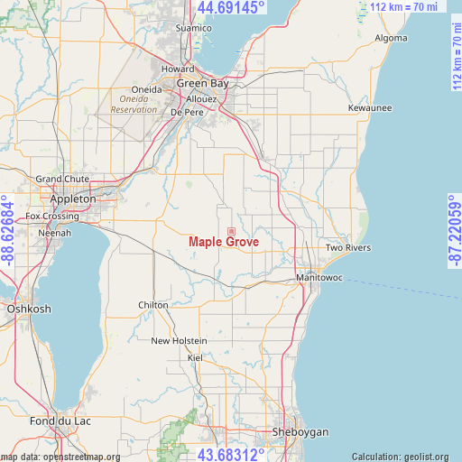 Maple Grove on map