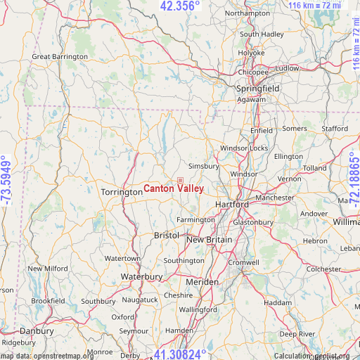 Canton Valley on map