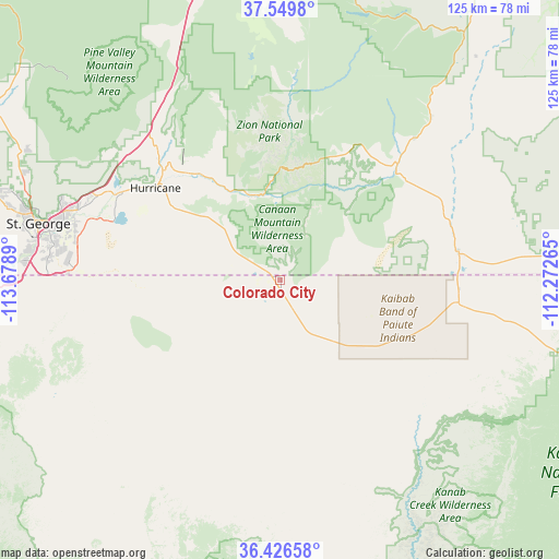 Colorado City on map