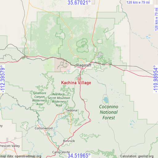 Kachina Village on map