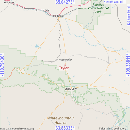 Taylor on map